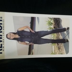 NWT Jean Belted Jumpsuit
